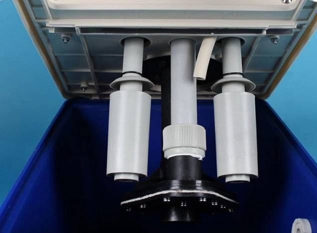 水循環真空ポンプの内部図