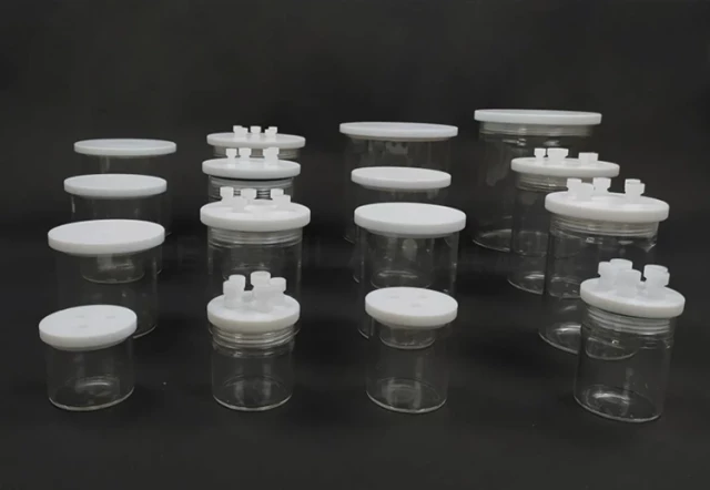 elétrodo eletroquímico em laboratório