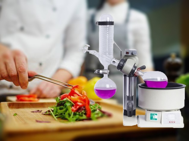 Cozinhar com um evaporador rotativo Uma nova forma de melhorar os seus pratos