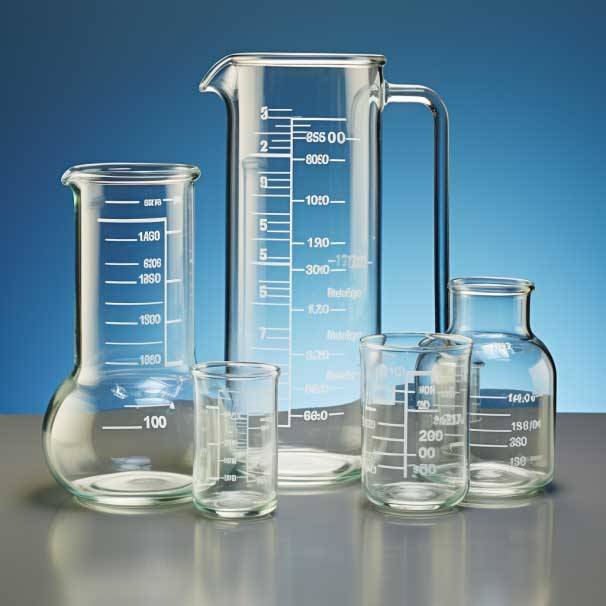不同大小的溶液容器