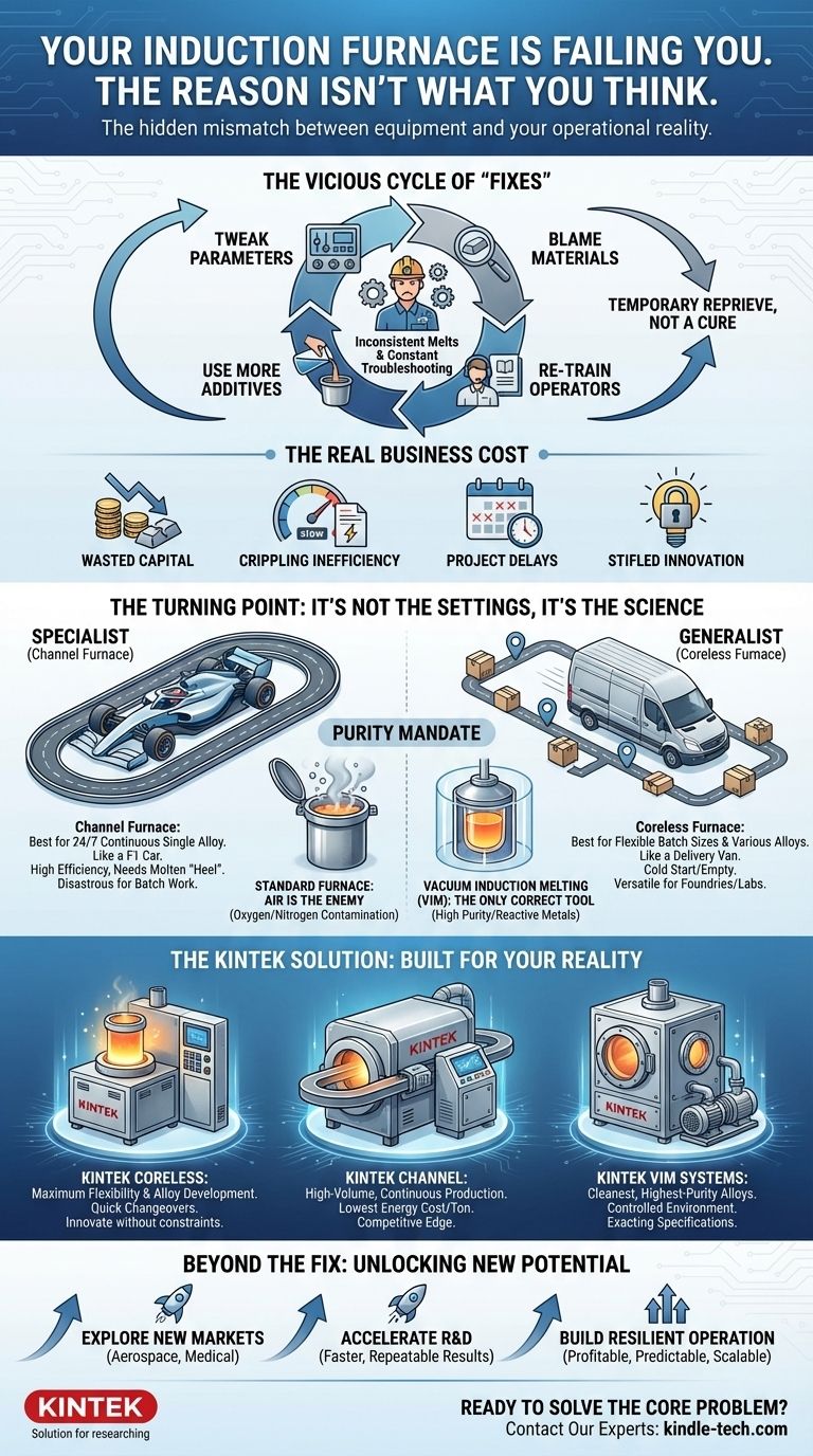 Il tuo forno a induzione ti sta tradendo. La ragione non è quella che pensi. Guida Visiva