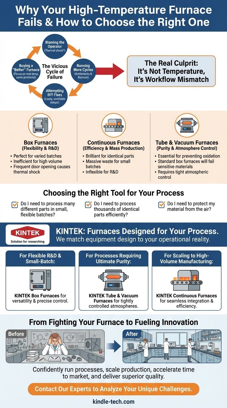 Perché il tuo forno ad alta temperatura si guasta e come scegliere quello giusto Guida Visiva
