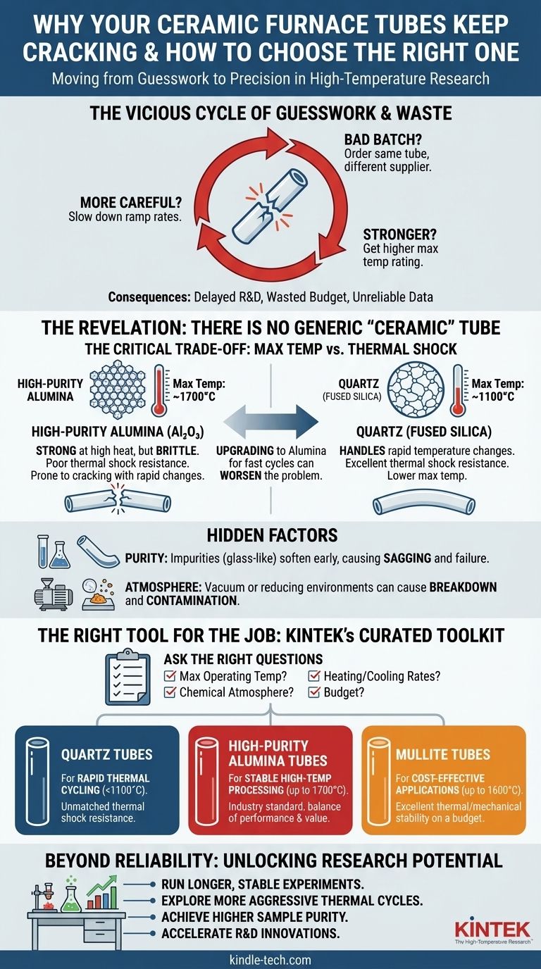 Why Your Ceramic Furnace Tubes Keep Cracking—And How to Choose the Right One Visual Guide