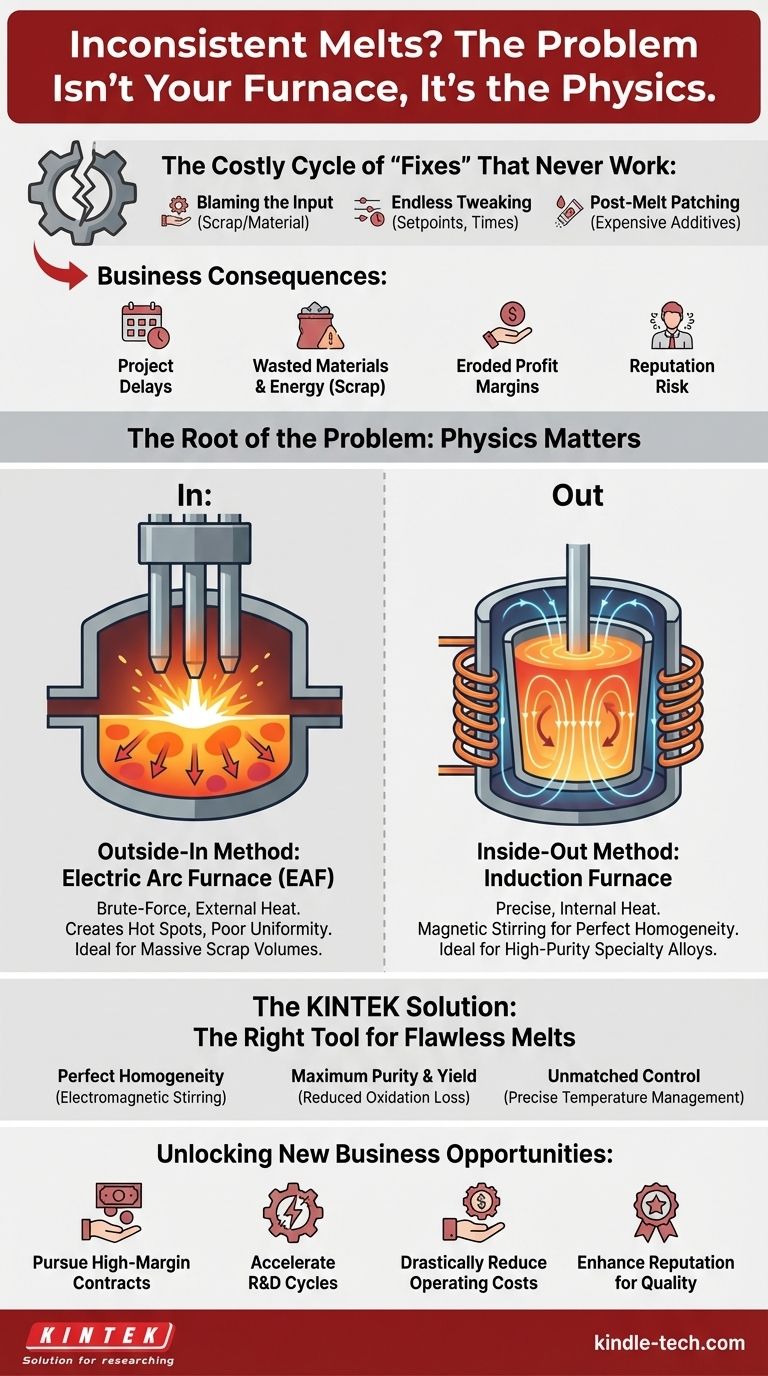 ¿Fundiciones inconsistentes? El problema no es su horno, es la física. Guía Visual