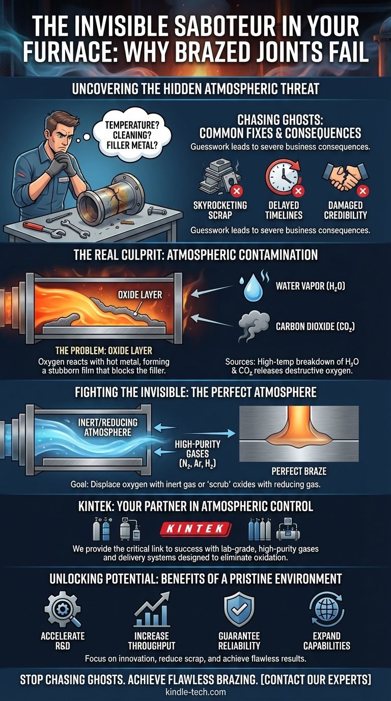 لماذا تفشل وصلات اللحام بالنحاس لديك باستمرار: المخرب الخفي في الفرن الخاص بك دليل مرئي