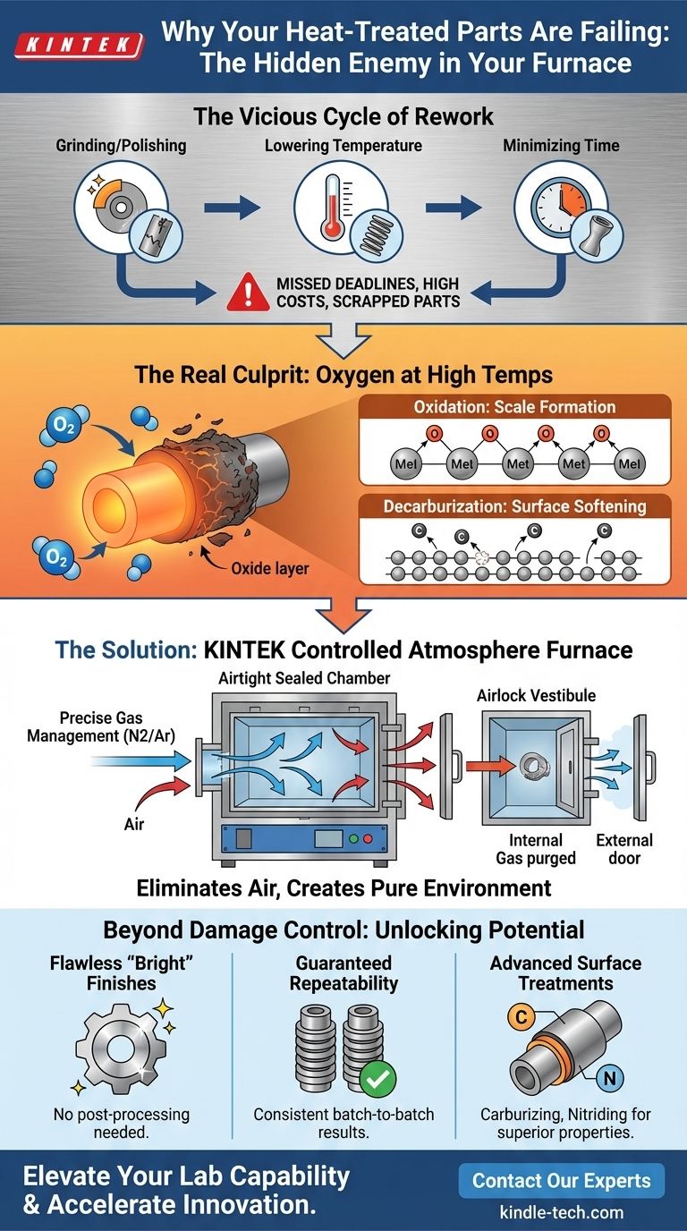 لماذا تفشل أجزاؤك المعالجة حرارياً: العدو الخفي في الفرن الخاص بك دليل مرئي