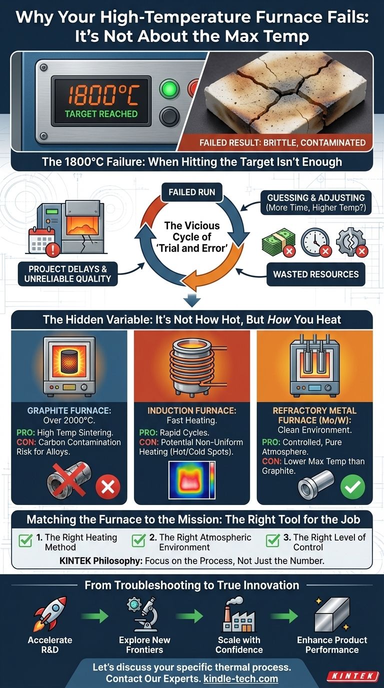 高温炉が故障する理由：最高温度の問題ではない ビジュアルガイド
