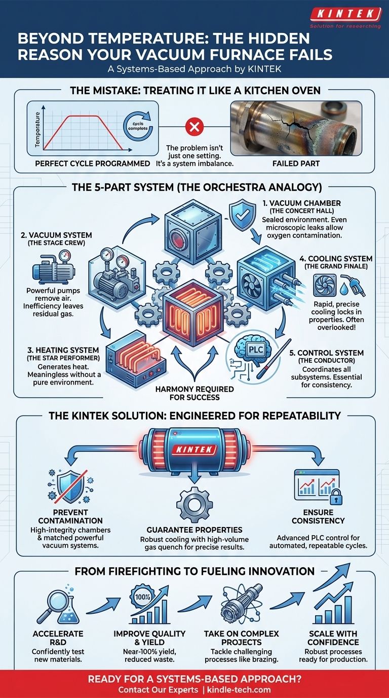 Beyond Temperature: The Hidden Reason Your Vacuum Furnace Fails (And How to Fix It) Visual Guide