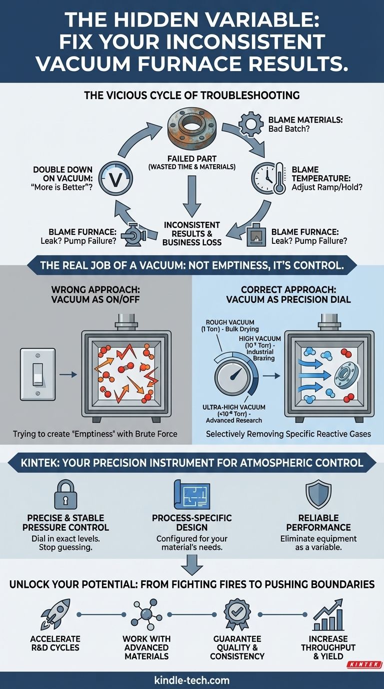 La Variabile Nascosta: Perché i Risultati del Tuo Forno Sottovuoto Sono Incoerenti e Come Risolverli Definitivamente Guida Visiva