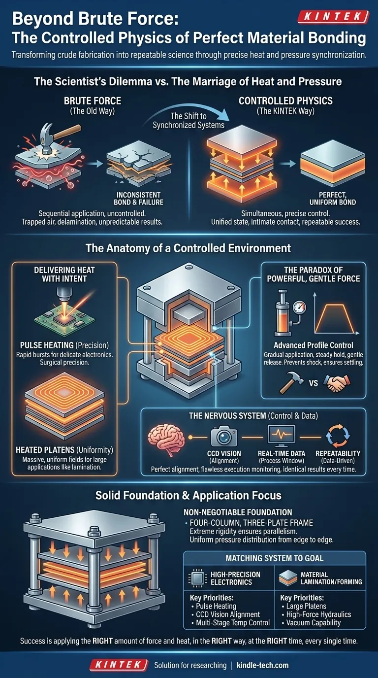 Au-delà de la force brute : la physique contrôlée du collage parfait des matériaux Guide Visuel