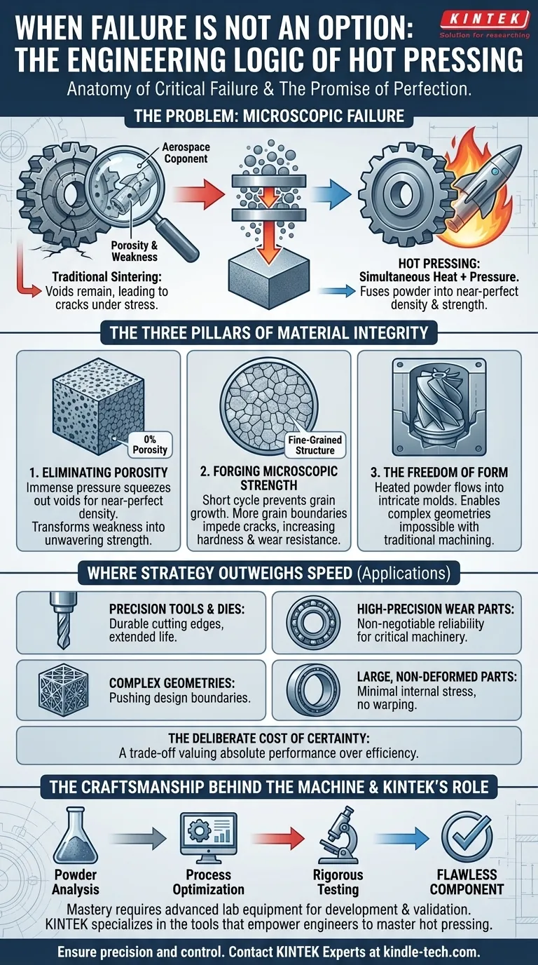 When Failure is Not an Option: The Engineering Logic of Hot Pressing Visual Guide