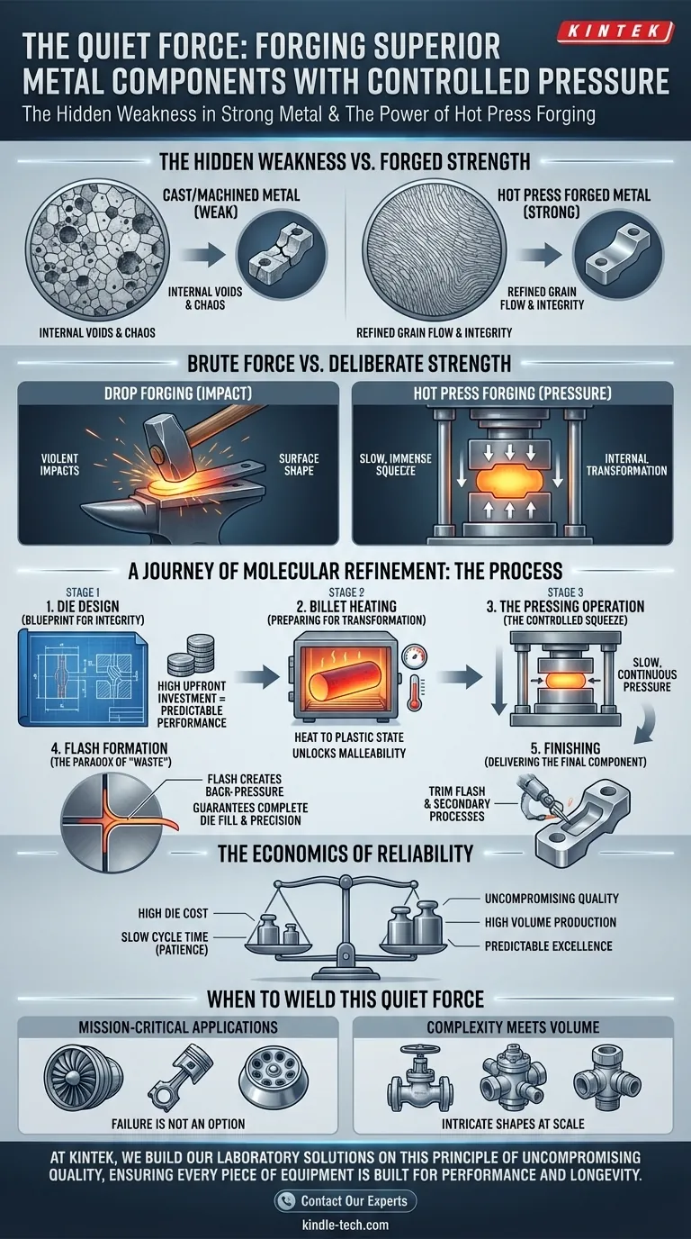 La Fuerza Silenciosa: Creación de Componentes Metálicos Superiores con Presión Controlada Guía Visual