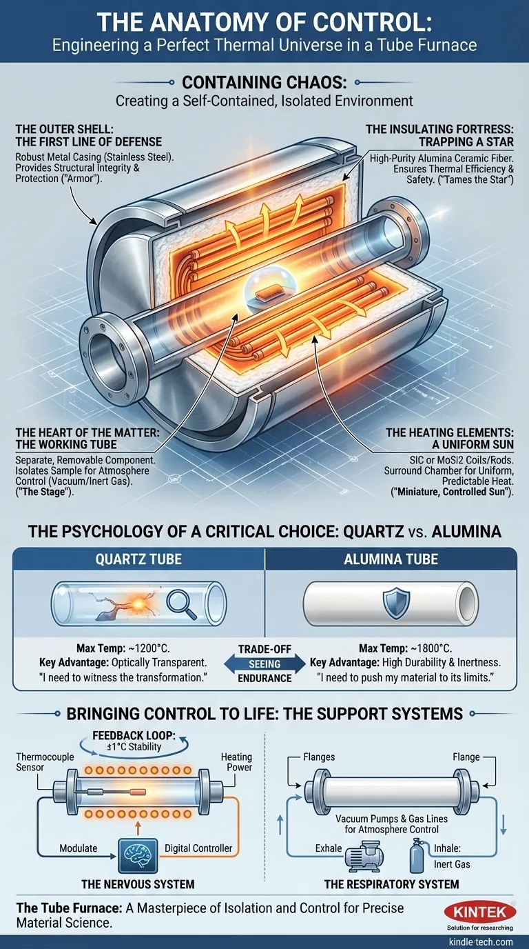 Анатомия контроля: Инженерия идеальной тепловой вселенной в трубчатой печи Визуальное руководство