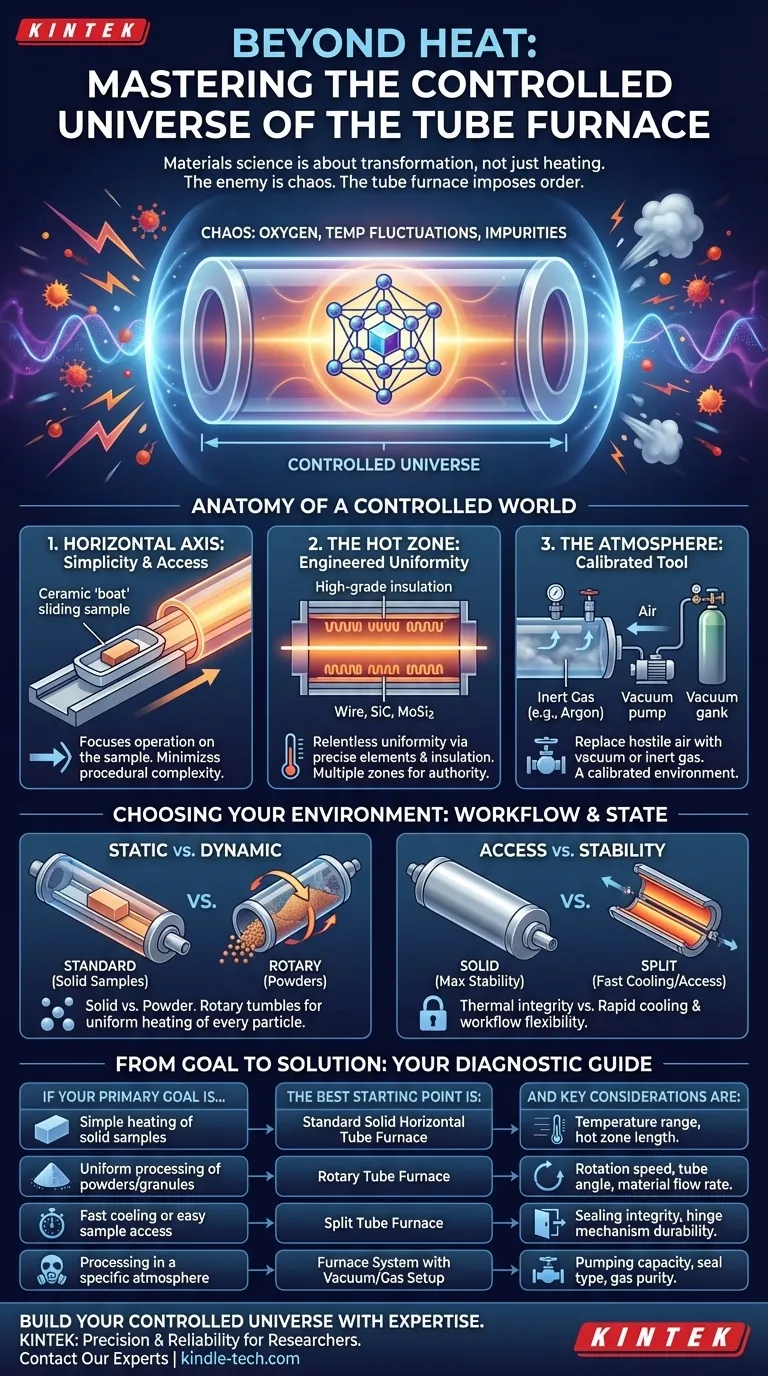 Beyond Heat: Mastering the Controlled Universe of the Tube Furnace Visual Guide