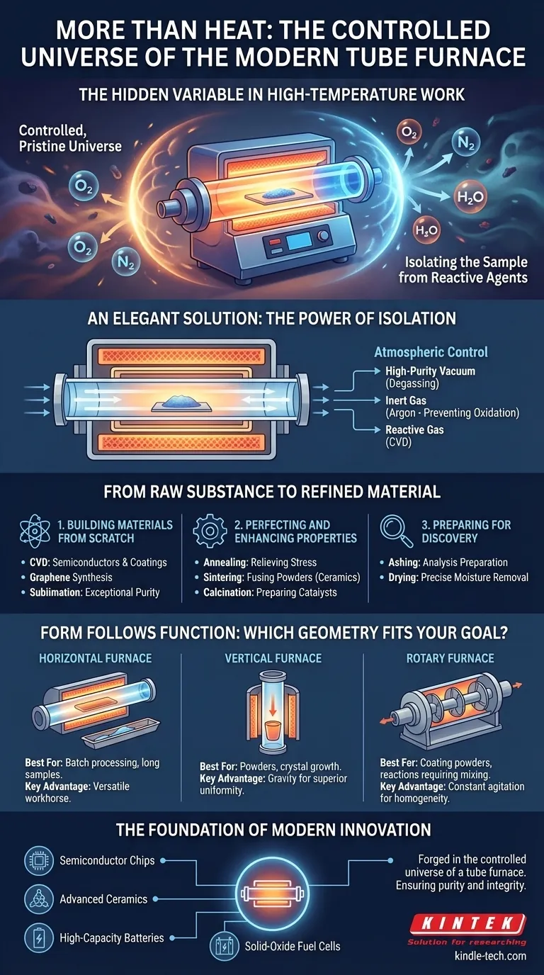 Más que calor: el universo controlado del horno tubular moderno Guía Visual