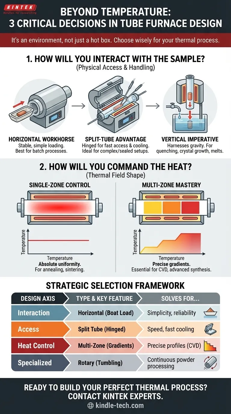 Jenseits der Temperatur: Die drei kritischen Entscheidungen beim Röhrenofenbau Visuelle Anleitung