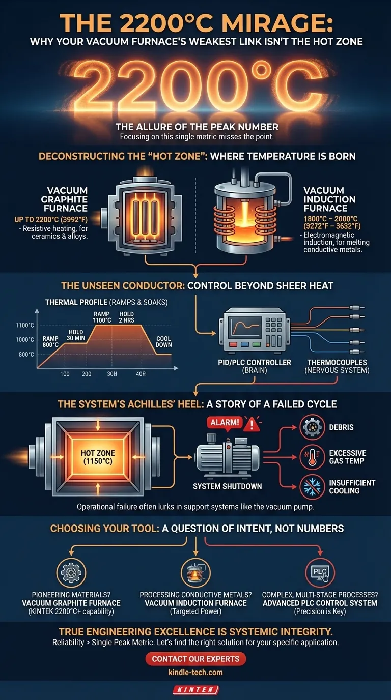 Мираж при 2200°C: почему самое слабое звено вашей вакуумной печи — это не горячая зона Визуальное руководство