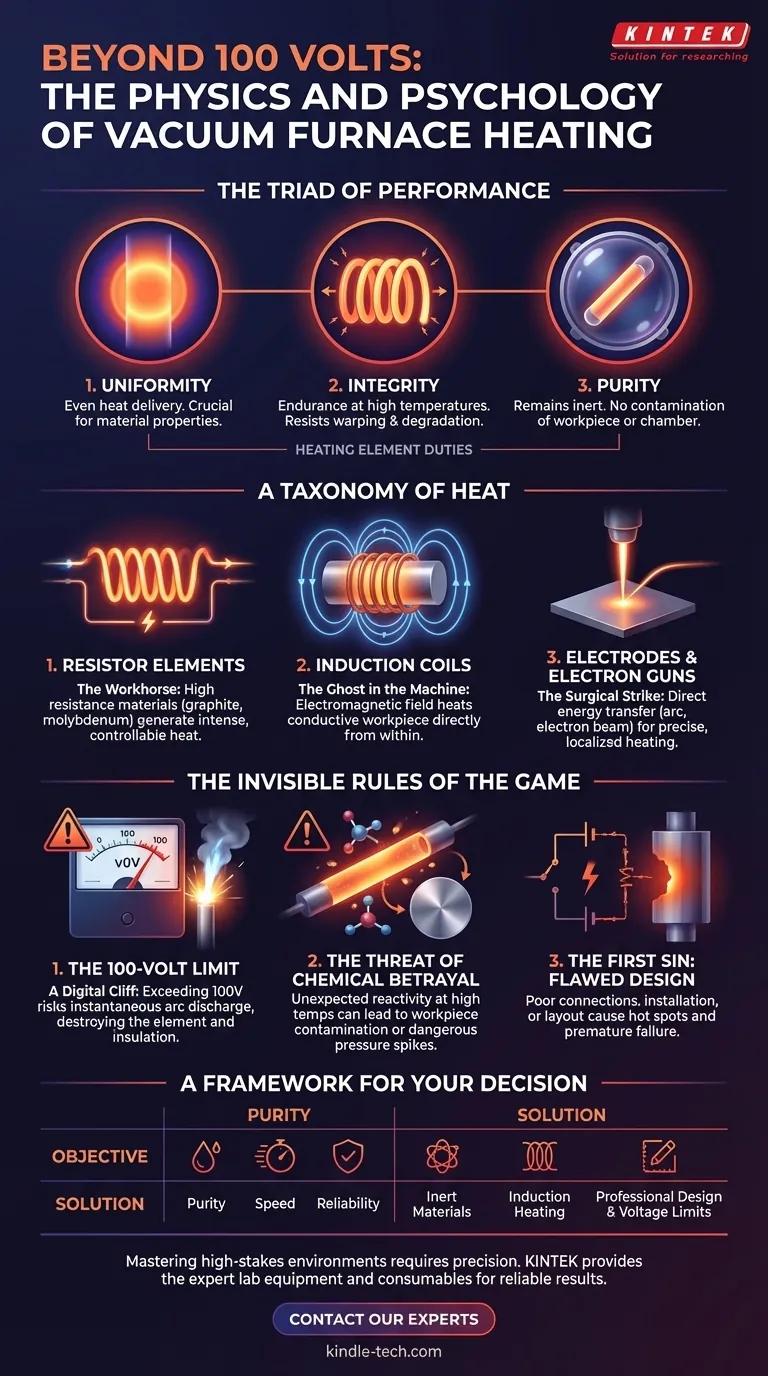 Jenseits von 100 Volt: Physik und Psychologie der Vakuumofenheizung Visuelle Anleitung