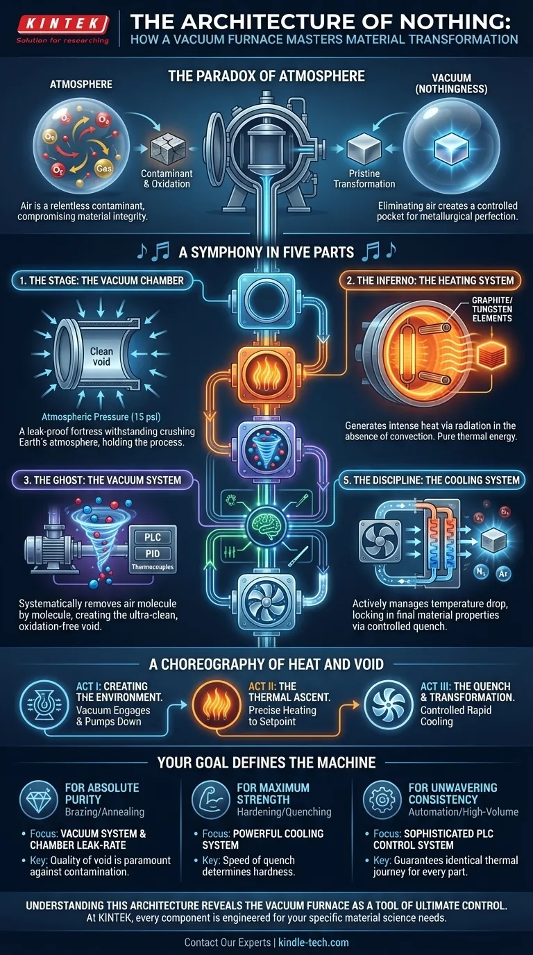 Die Architektur des Nichts: Wie ein Vakuumofen die Materialtransformation meistert Visuelle Anleitung