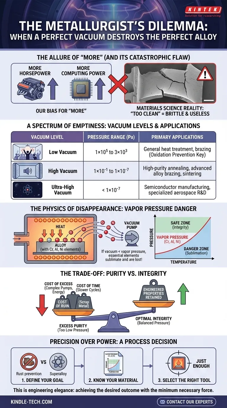 Le dilemme du métallurgiste : quand un vide parfait détruit l'alliage parfait Guide Visuel