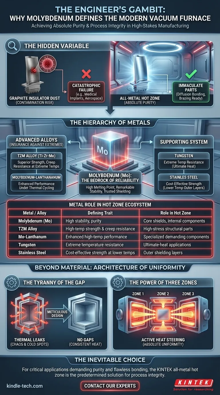 O Gambito do Engenheiro: Por Que o Molibdênio Define o Forno a Vácuo Moderno Guia Visual