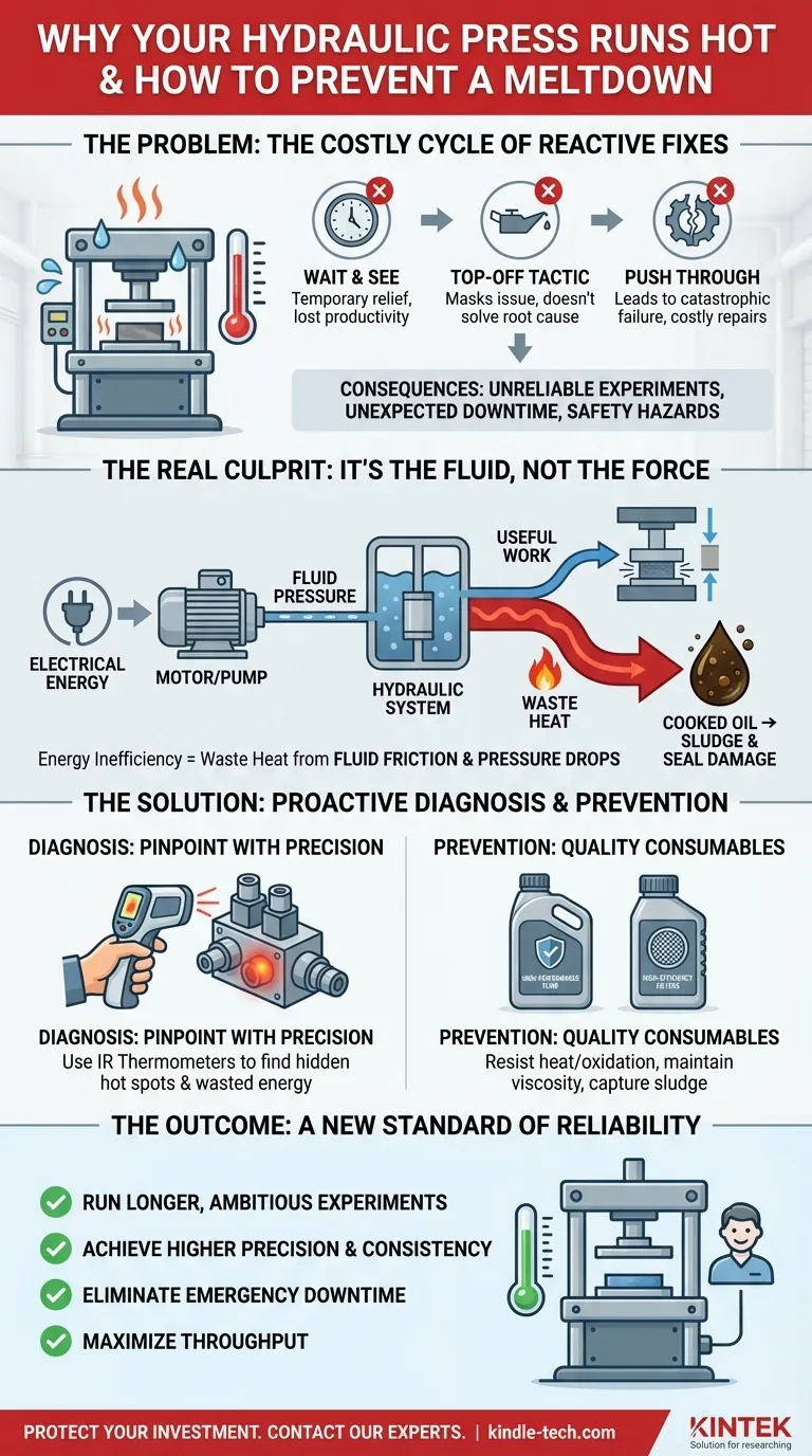 Warum Ihre Hydraulikpresse heiß läuft und wie Sie eine Kernschmelze verhindern Visuelle Anleitung