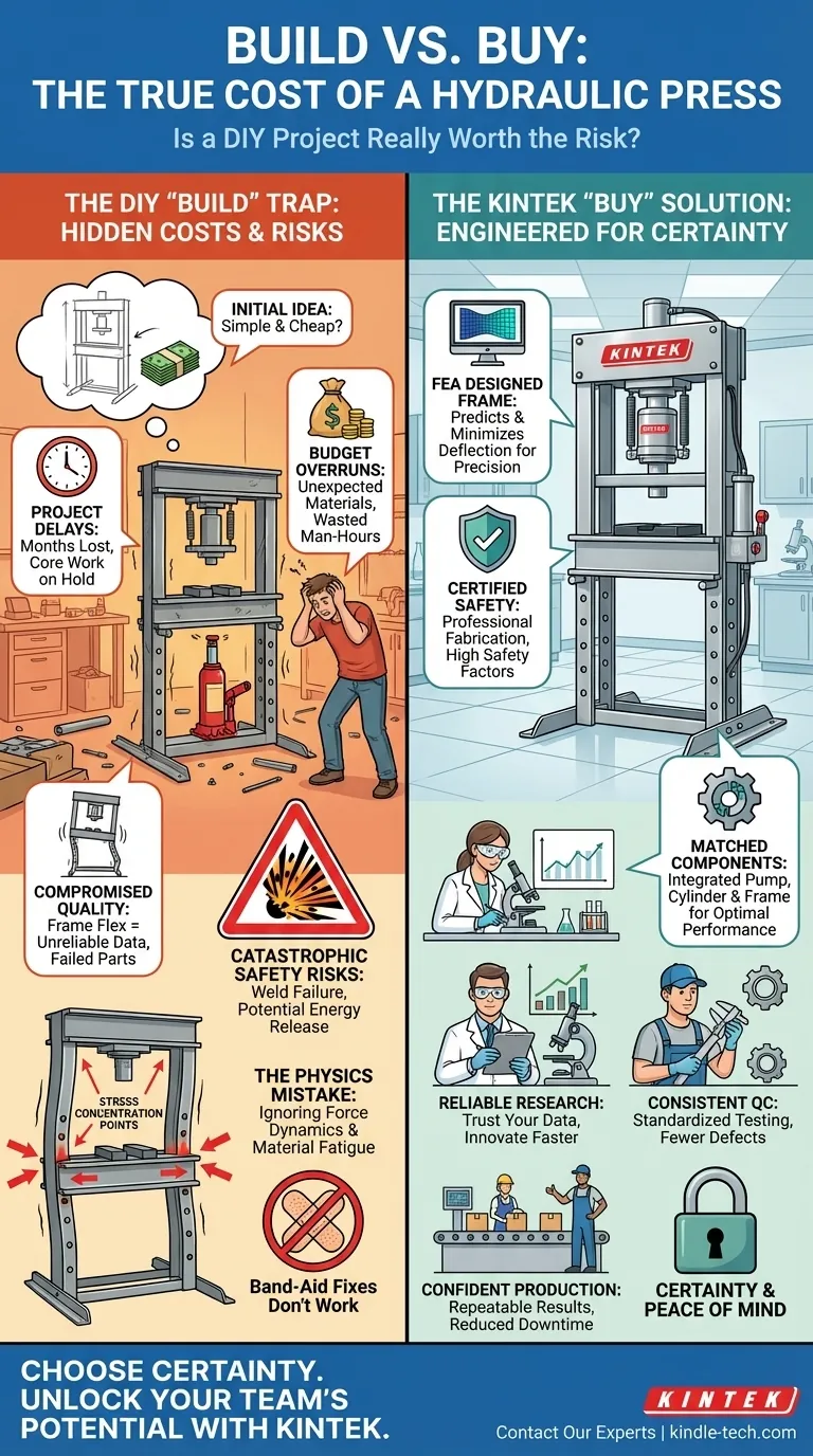 Build vs. Buy: The True Cost of a Hydraulic Press Isn't What You Think Visual Guide