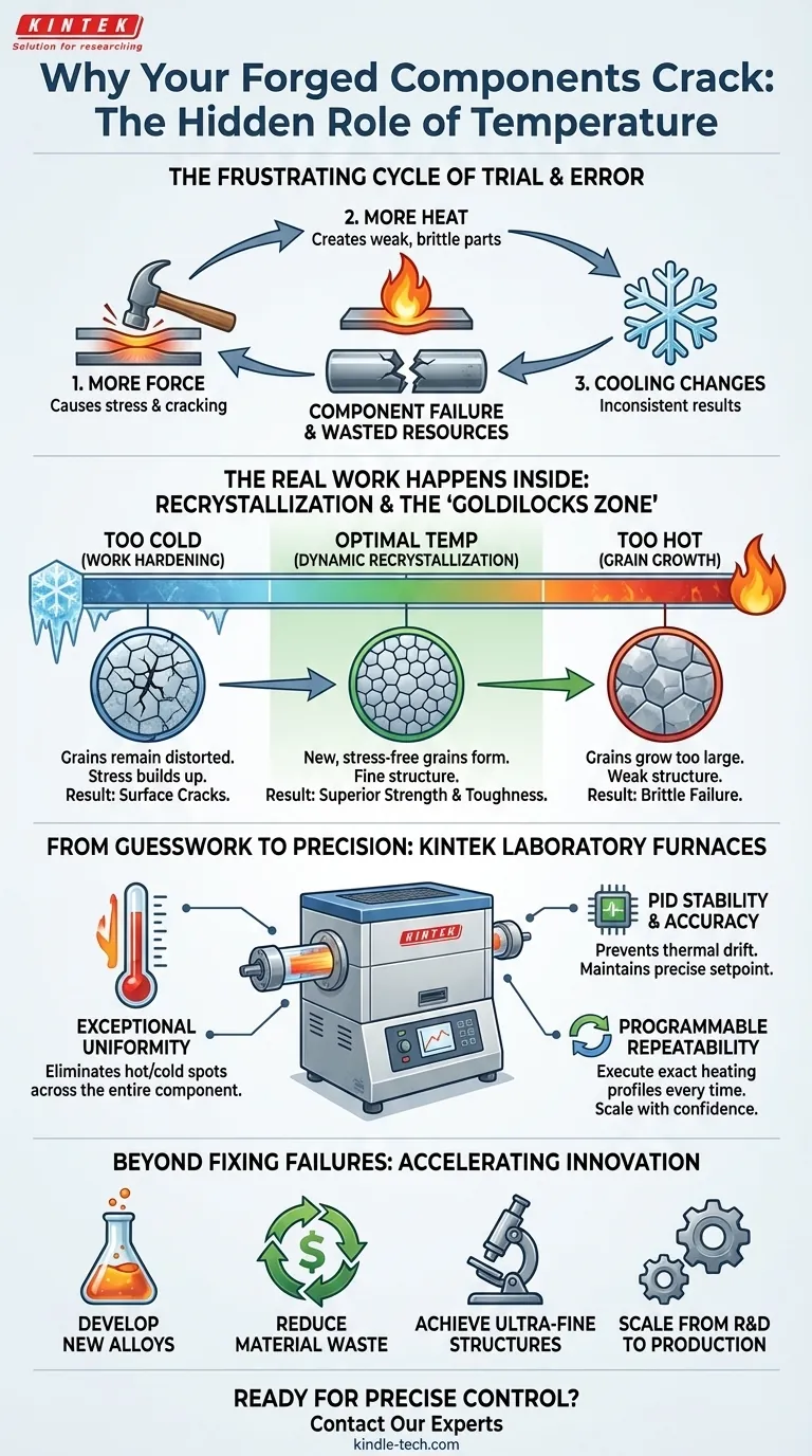 Pourquoi vos composants forgés se fissurent : le rôle caché de la température Guide Visuel