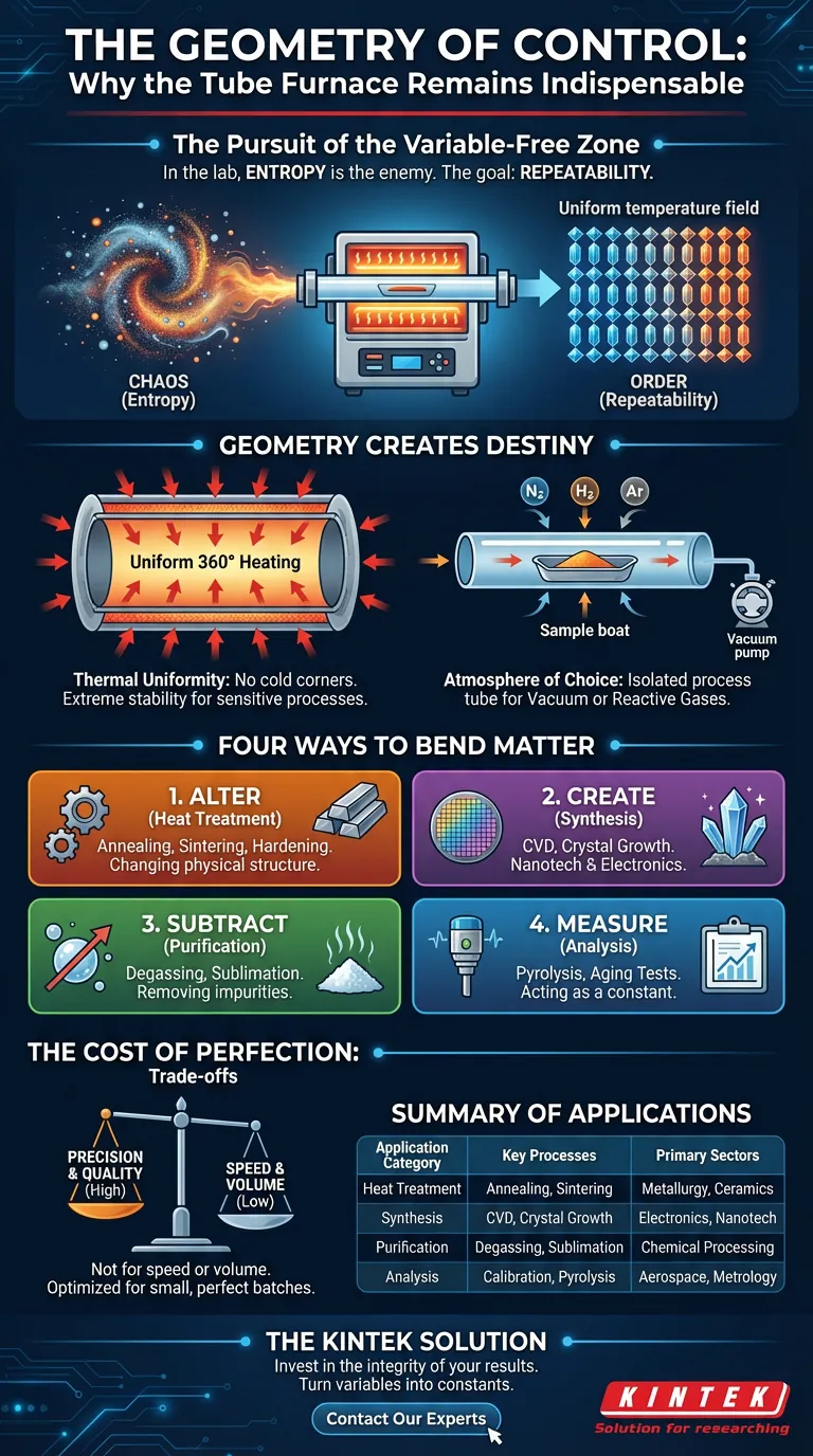 A Geometria do Controle: Por Que o Forno Tubular Permanece Indispensável Guia Visual