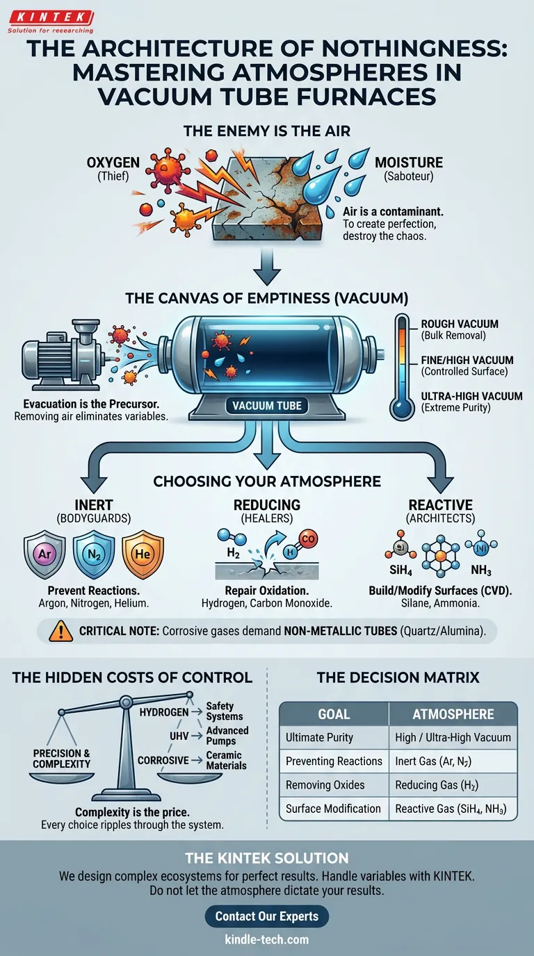 La Arquitectura de la Nada: Dominando las Atmósferas en Hornos de Tubo de Vacío Guía Visual