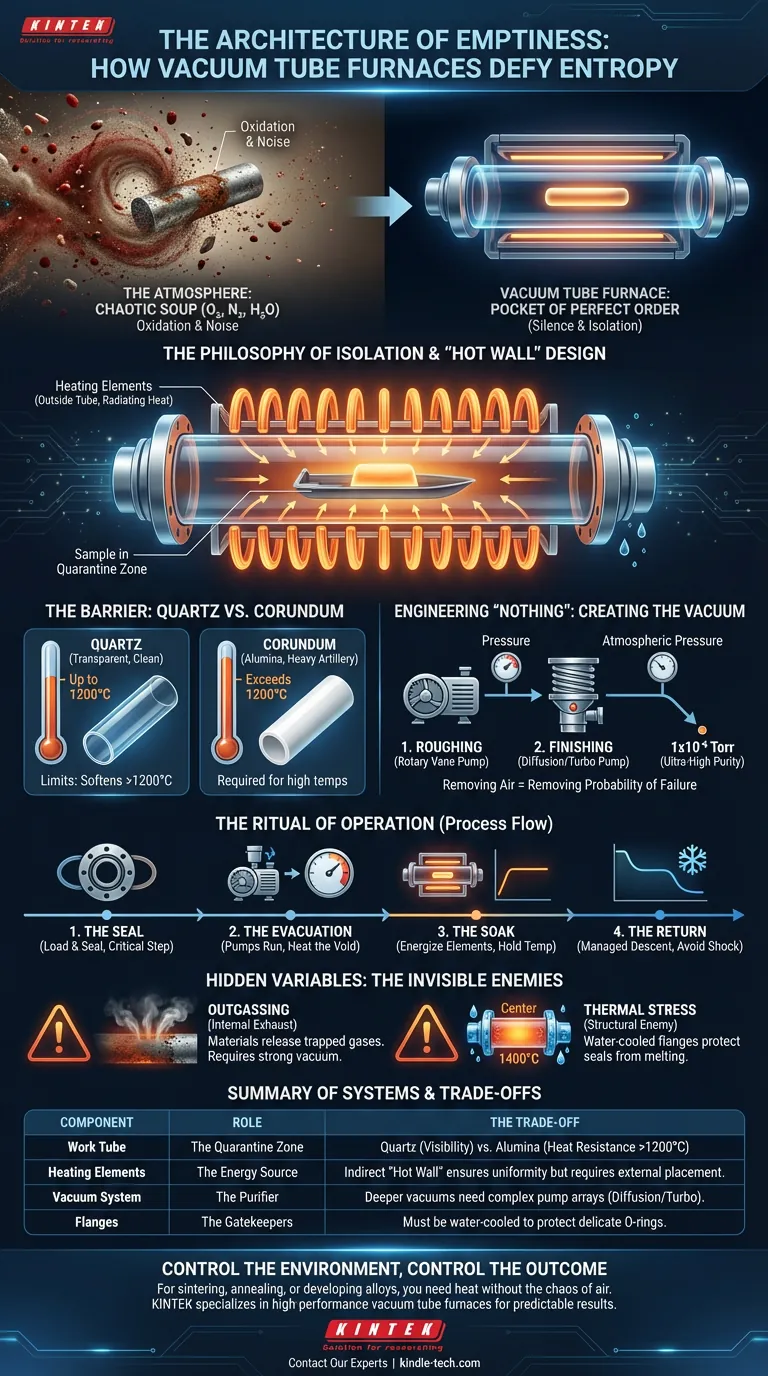 La Arquitectura del Vacío: Cómo los Hornos de Tubo de Vacío Desafían la Entropía Guía Visual