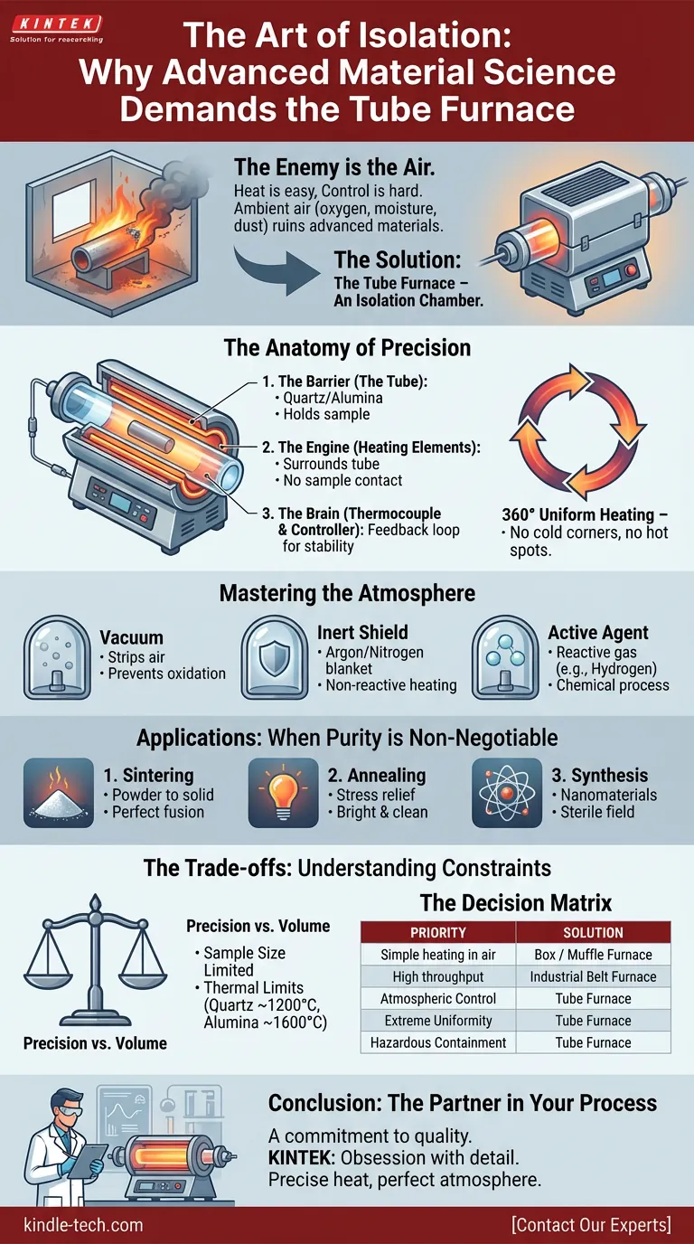 고립의 기술: 첨단 재료 과학이 튜브 퍼니스를 요구하는 이유 시각적 가이드