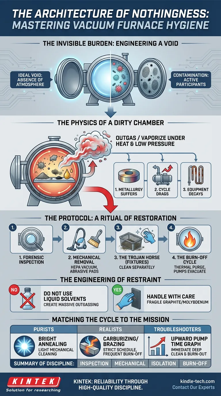 虚無のアーキテクチャ：真空炉の衛生管理をマスターする ビジュアルガイド