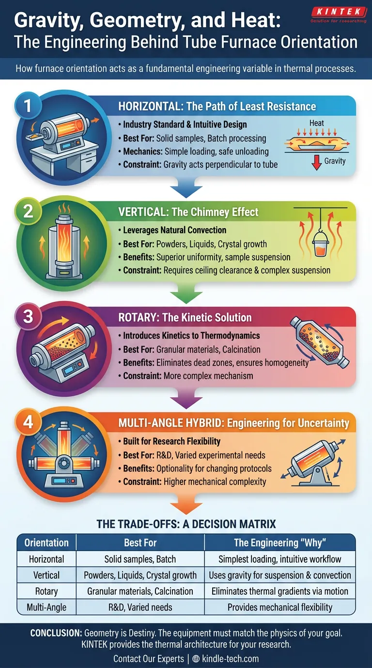 الجاذبية والهندسة والحرارة: الهندسة الكامنة وراء توجيه الفرن الأنبوبي دليل مرئي