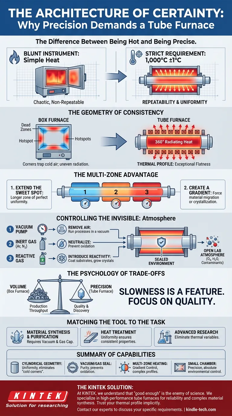 確実性のアーキテクチャ：なぜ精度にはチューブ炉が必要なのか ビジュアルガイド
