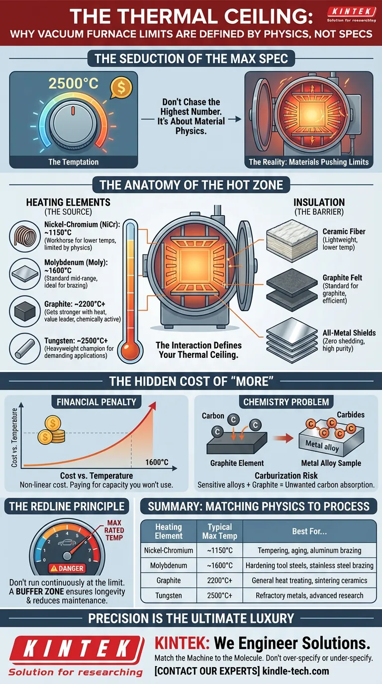 Il Soffitto Termico: Perché i Limiti dei Forni Sottovuoto Sono Definiti dalla Fisica, Non dalle Specifiche Guida Visiva