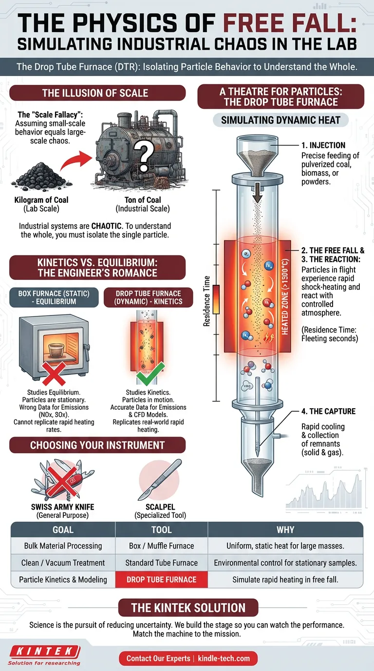 Die Physik des freien Falls: Industrielles Chaos im Labor simulieren Visuelle Anleitung