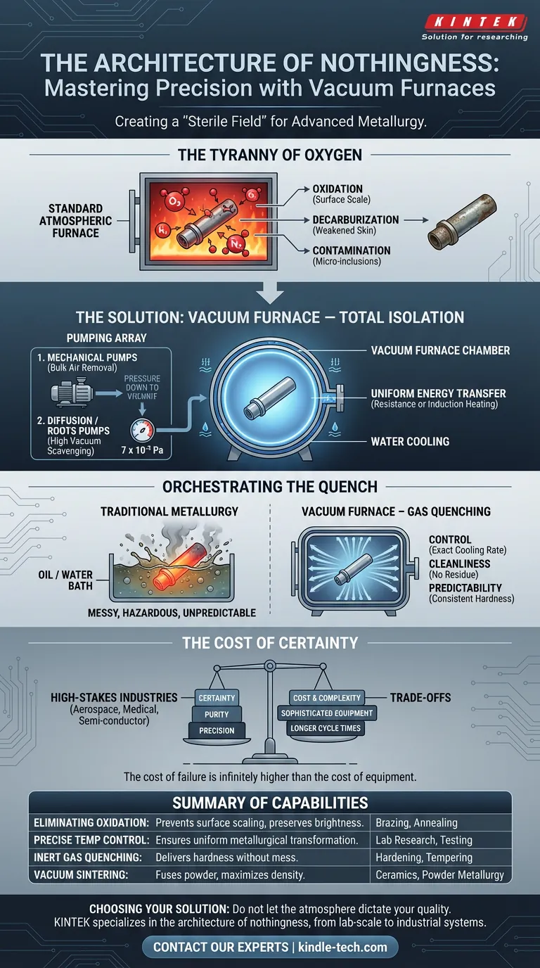 La Arquitectura de la Nada: Dominando la Precisión con Hornos de Vacío Guía Visual