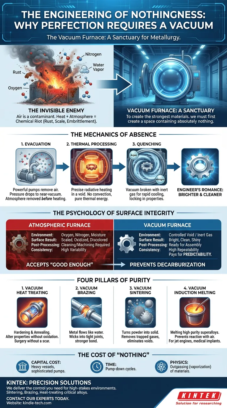 La Ingeniería de la Nada: Por qué la Perfección Requiere un Vacío Guía Visual