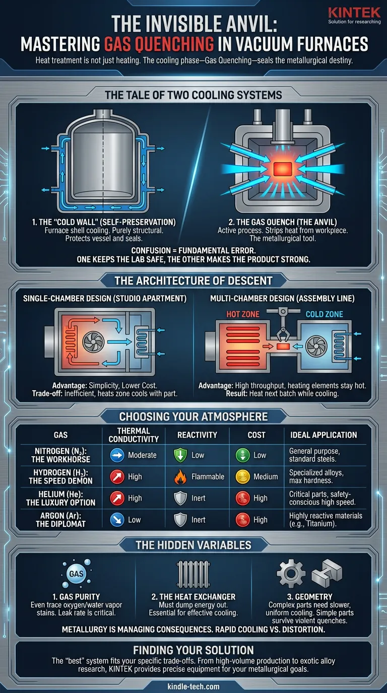 The Invisible Anvil: Mastering Gas Quenching in Vacuum Furnaces Visual Guide