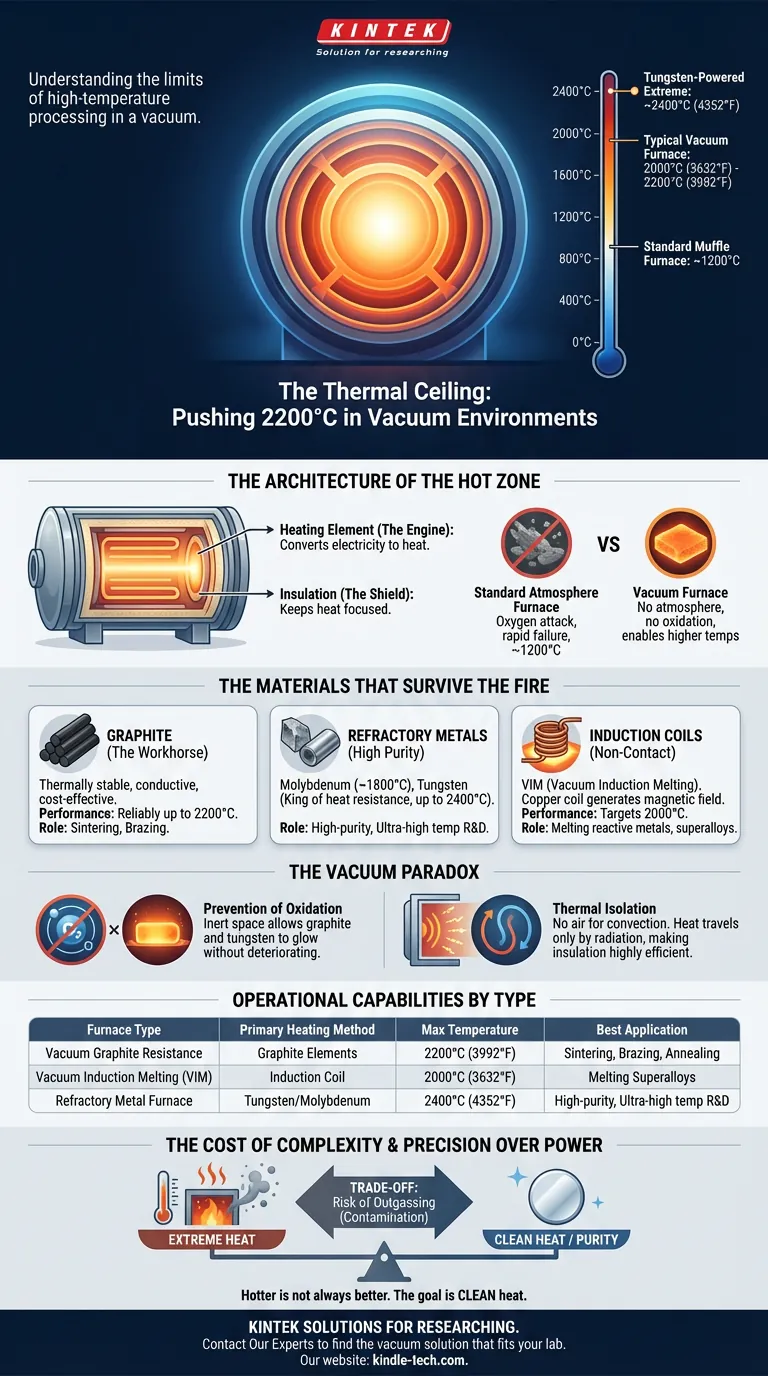 Il Soffitto Termico: Spingendosi a 2200°C in Ambienti Sottovuoto Guida Visiva