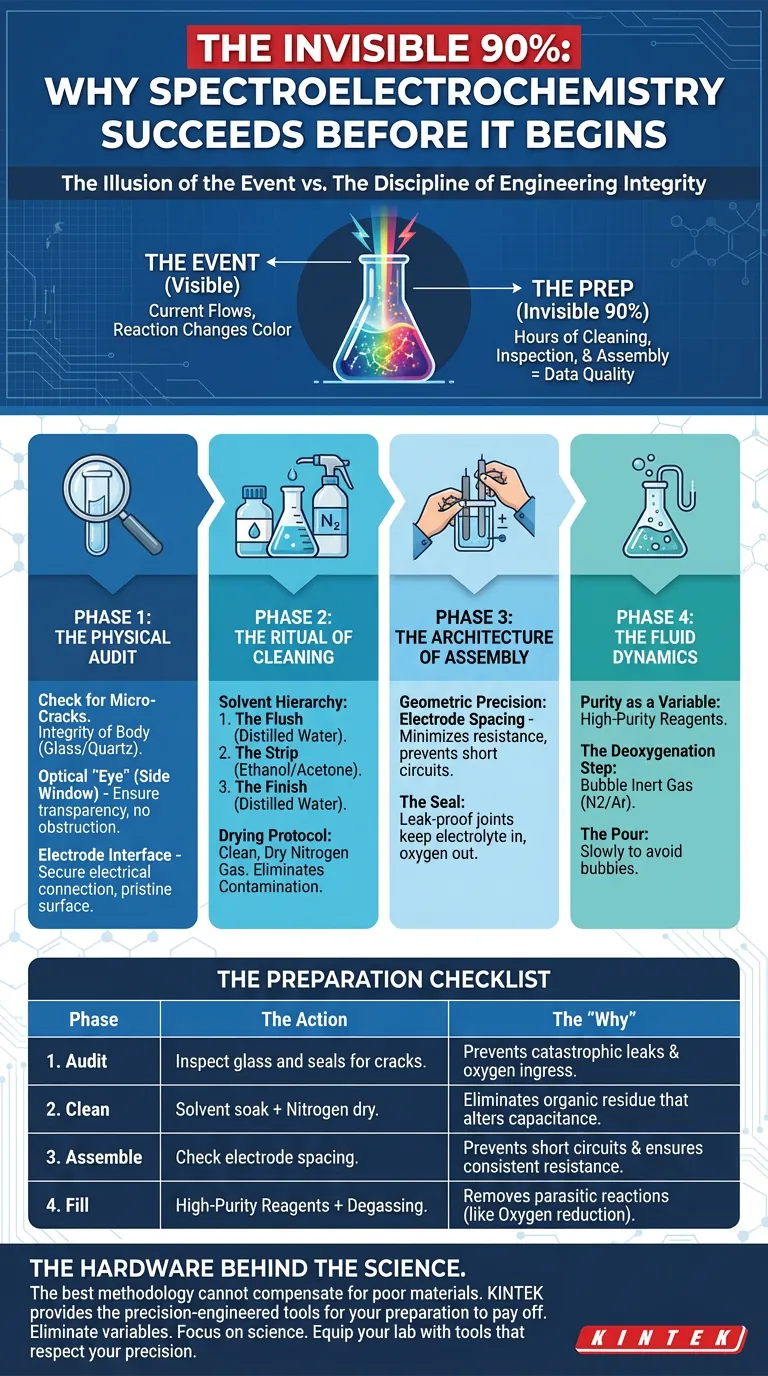 不可见的90%：为何光谱电化学在开始前就已成功 图解指南