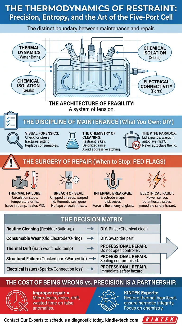 La termodinamica della restrizione: precisione, entropia e l'arte della cella a cinque porte Guida Visiva
