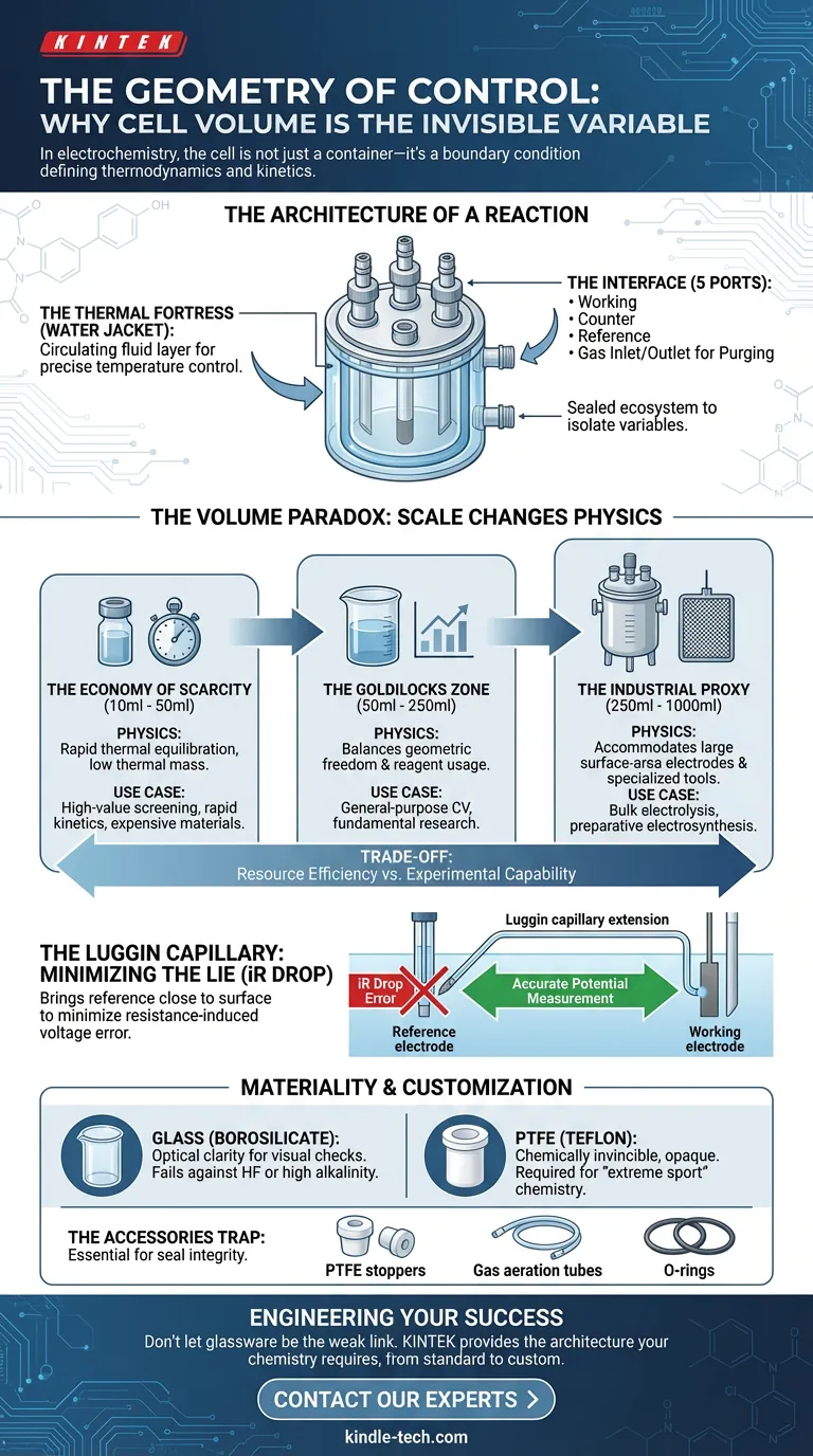 A Geometria do Controle: Por Que o Volume da Célula Eletrolítica é a Variável Invisível Guia Visual