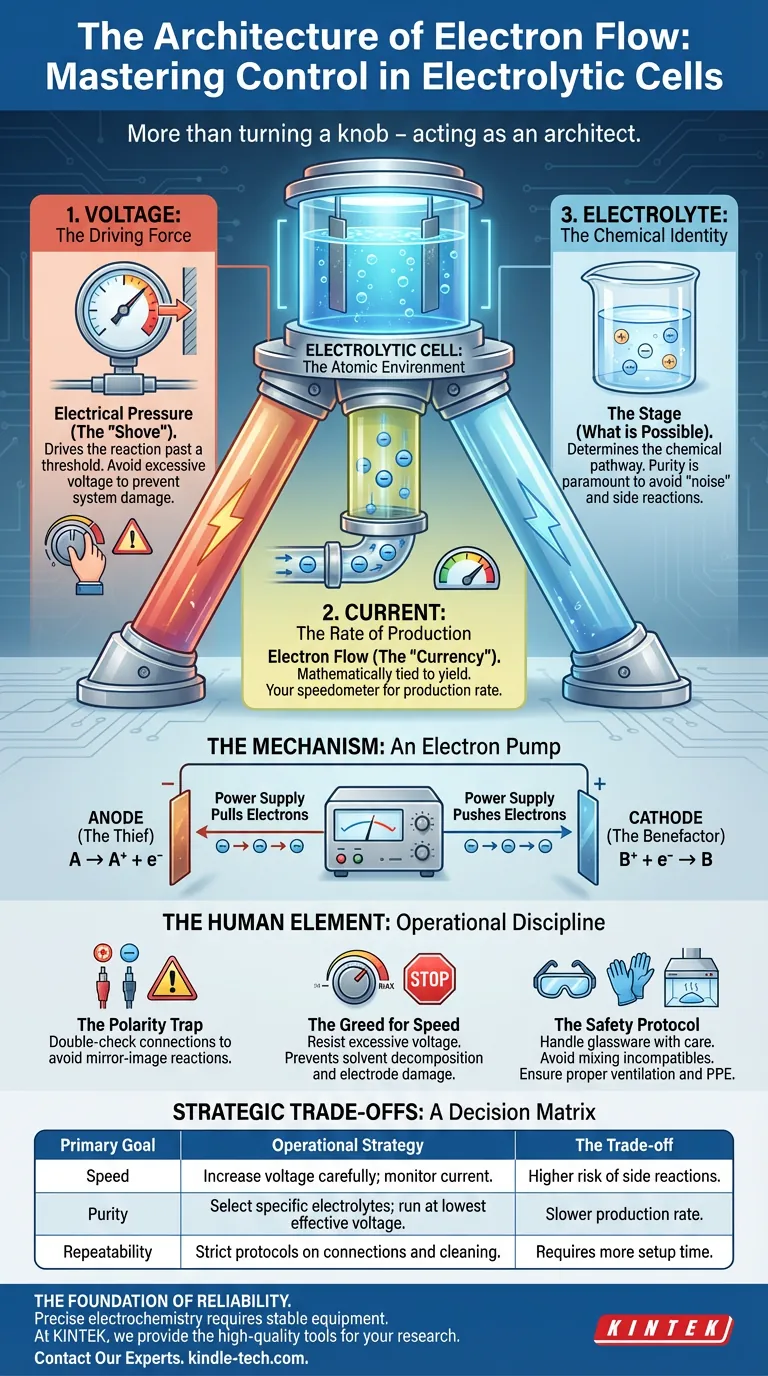 Архитектура электронного потока: освоение контроля в электролитических ячейках Визуальное руководство