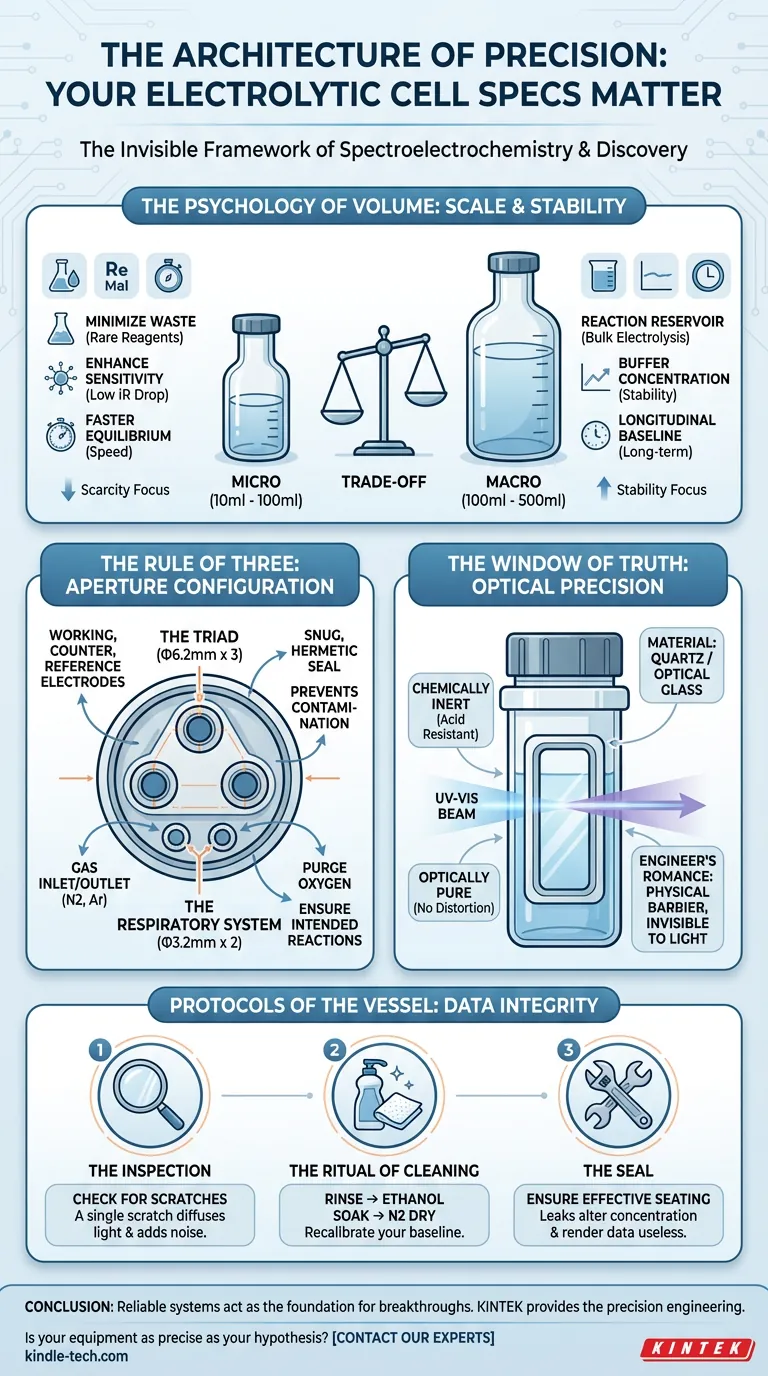 精确的架构：为什么您的电解池规格比您想象的更重要 图解指南