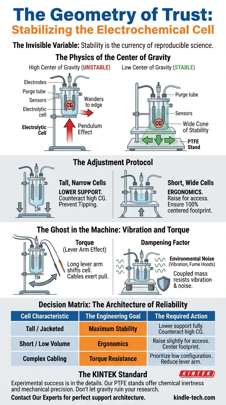 La géométrie de la confiance : Stabilisation de la cellule électrochimique Guide Visuel