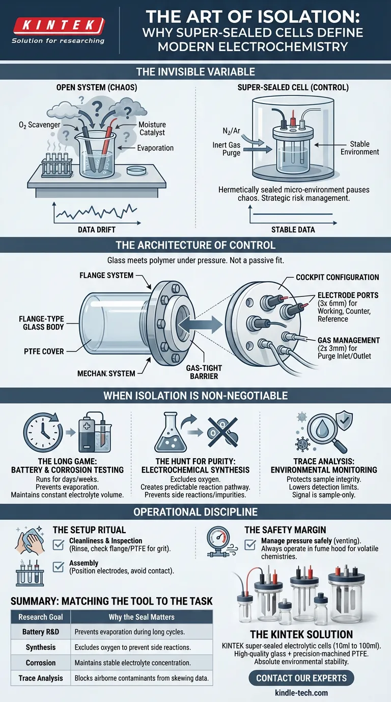 隔離のアート：超密閉セルが現代電気化学を定義する理由 ビジュアルガイド
