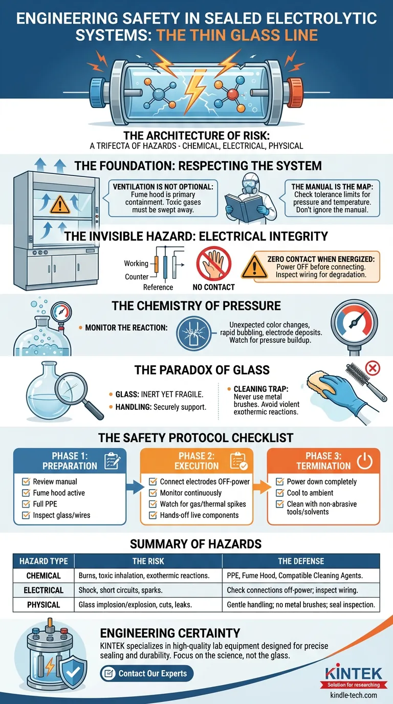 얇은 유리선: 밀폐형 전기화학 시스템의 안전 엔지니어링 시각적 가이드