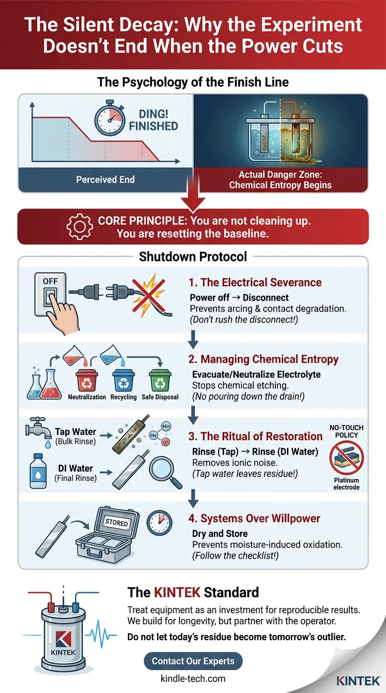Тихое угасание: почему эксперимент не заканчивается с отключением питания Визуальное руководство